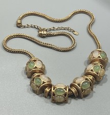 Zara Golden Metal belt with Faux Stone Appliqu s 35"