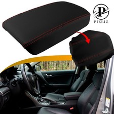Fits 2009-2014 Acura Tsx Center Console Armrest Leather Cover Red Stitch Fits 2009-2014 Acura Tsx Center Console Armrest Leather Cover Red Stitch