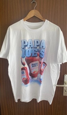 Papa Joe s T-Shirt weiß mit Motiv Ketchup Style PETA vegan