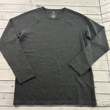 Mack Weldon Long Sleeve Modal Thermal Shirt Men's Large Gray
