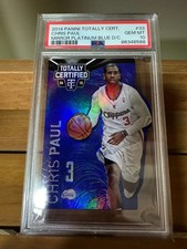 POP 1 PSA 10 Chris Paul 2014 Totally Certified Blue Die Cut Mirror /74 #33 SP