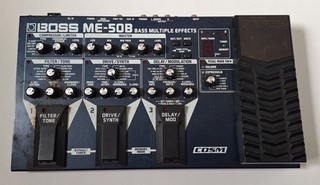 Boss ME 50B Bass Guitar Pedal Board Multiple Fx Effects Good Working Order