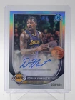 DORIAN FINNEY-SMITH 2025-26 BOWMAN CHROME REFRACTOR AUTO /499 Q6633