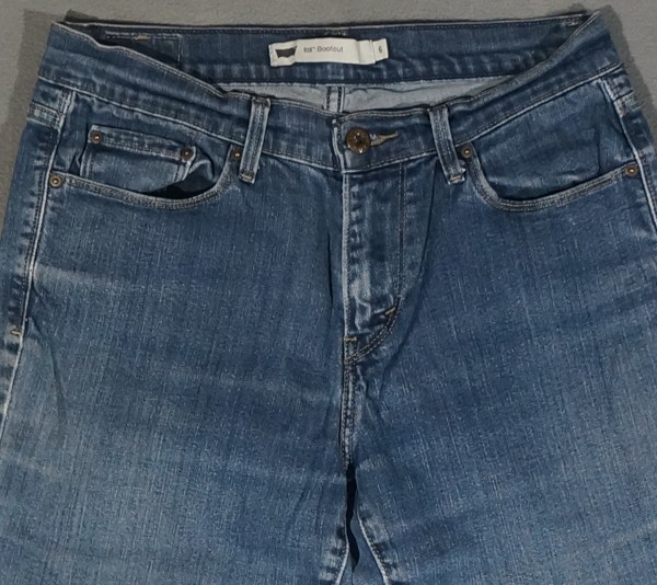 XE05416 AWESOME **LEVI'S** 515 BOOT CUT LEG WOMENS WESTERN BLUE JEANS ...