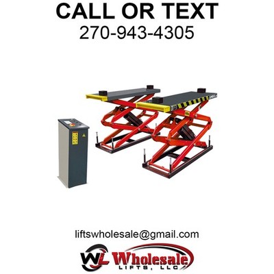 New AMGO AMGO XL-8F 8,000 lb Capacity Flush Mount Full Rise Scissor Lift
