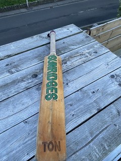 Sunridges ton retro Cricket Bat Short Handle