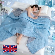 Cooling Blanket For Night Sweats Breathable Air Condition Thin Quilt Double-Side