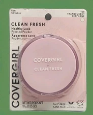 COVERGIRL Clean Fresh Healthy Look Pressed Face Powder 100 Translucent .35oz New