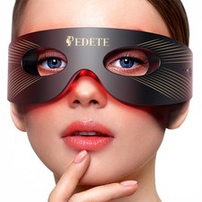 Pedete Red Light Therapy Eye Mask: 3 Modes, Under-Eye, Fine Lines, Dark Circles
