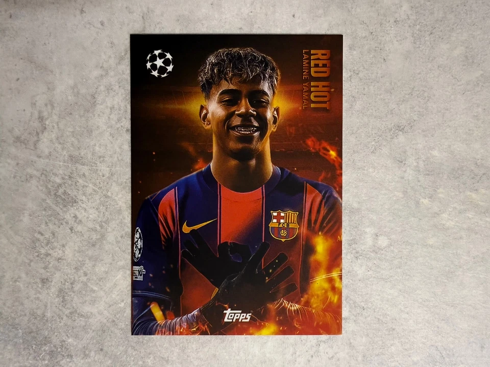 Topps Match Attax UCC 25/26 2025/26 RED HOT Lamine Yamal RH-LY Ultra-Rare