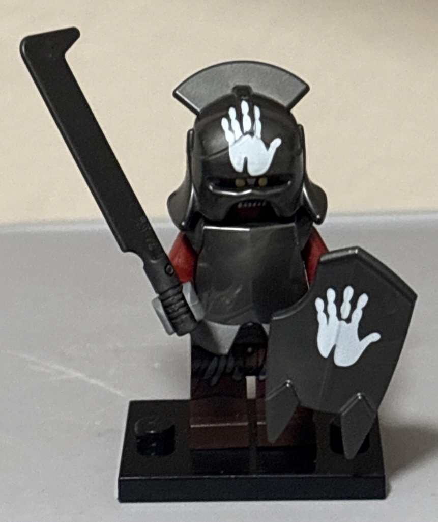 LEGO Lord of the Rings Uruk-hai White Handprint Minifigure lor022 9476 10236