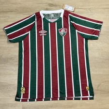 Fluminense FC Umbro Blank Jersey 2024 Maroon Green Futbol Soccer Mens XL NWT