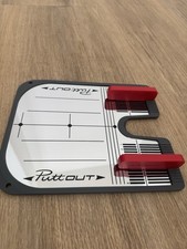 Puttout Golf Putting Eyeline Alignment Mirror Training Aid - Magnetic Gates