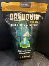 Nutramax Dasuquin with MSM For Large Dogs 84 Soft Chews New Sealed Exp 2027
