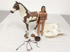 1960s MARX JOHNNY WEST INDIAN w PALIMO HORSE WITH ACCESSORIES LOT #A4