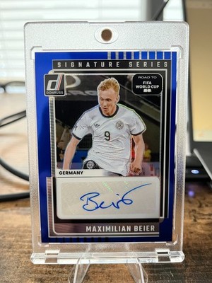 2025-26 Donruss FIFA Maximilian Beier Signature Series Blue /99 (AU) Germany