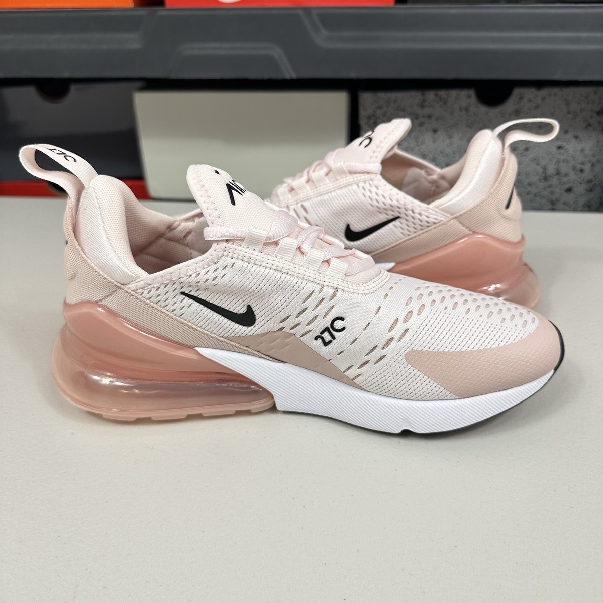 Nike Air Max 270 Light Soft Pink AH6789-604 Women's Size 8 | eBay