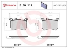 Bremsbelagsatz Vorne -System für Mercedes W222 V222 X222 SL R231 12-20 Bremsbelagsatz Vorne -System für Mercedes W222 V222 X222 SL R231 12-20