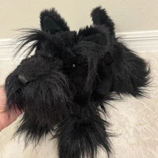 Folkmanis Folktails Hand Puppet Black Scottish Terrier Life Size RARE Scottie