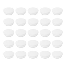 25Pcs Snug Plugs, Rubber Hole Plugs Fit 14mm (0.55 Inch) Hole Dia. White