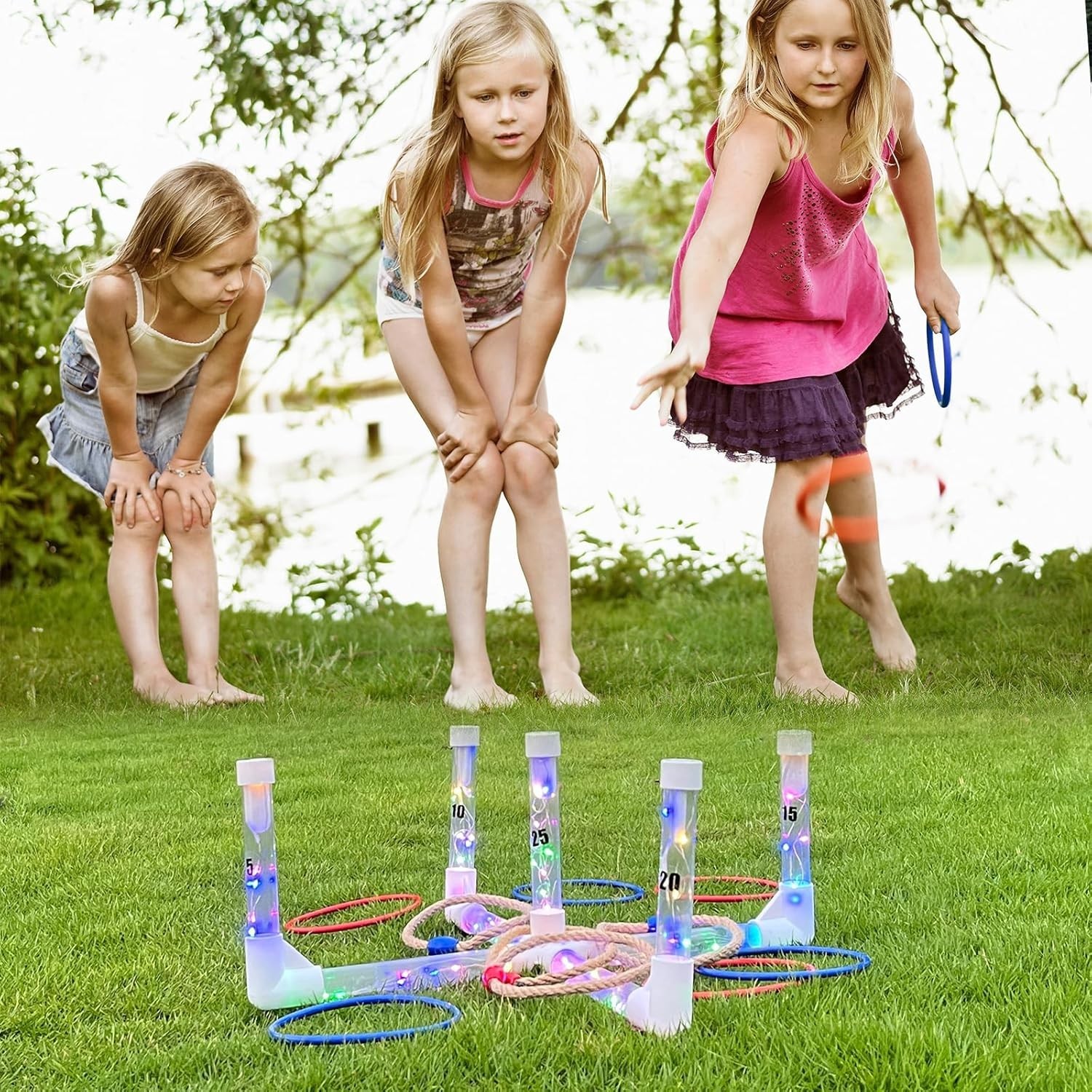 Light-Up Ring Toss Set for All Ages