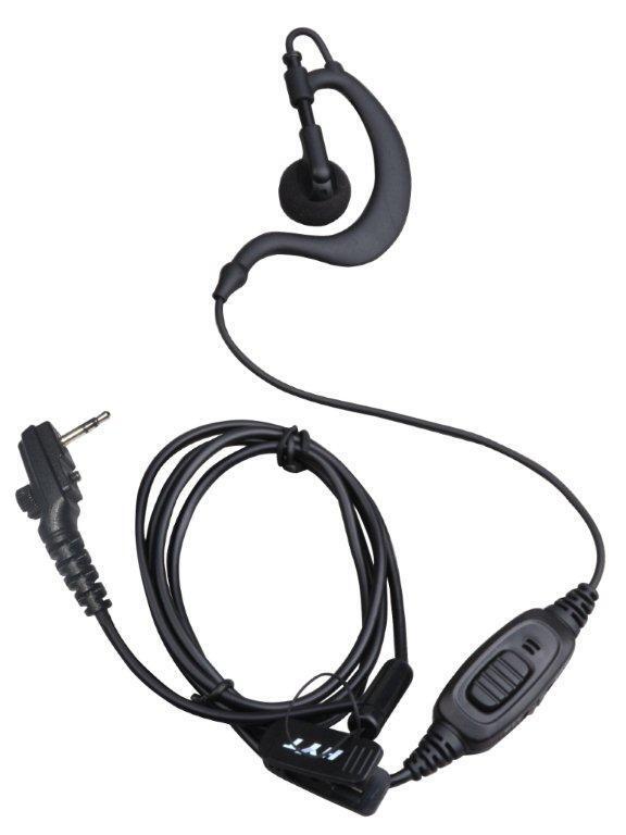 HYT Compatible EHS13 EARPIECE w/ inline PTT mic  VOX w/ set scr