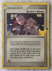 Rocket's Admin. - 86/109 - Pokemon TCG Celebrations (2021) - NM - HOLO