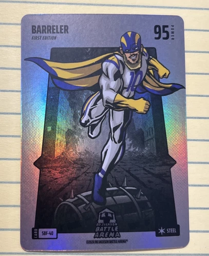 Bo Jackson Battle Arena BARRELER Cooper Kupp Silver STEEL Battlefoil