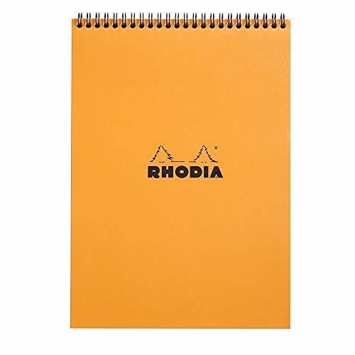 Rhodia 18500-O - Bloc notes, 80 fogli, formato A4, colore: Arancio (M0I)