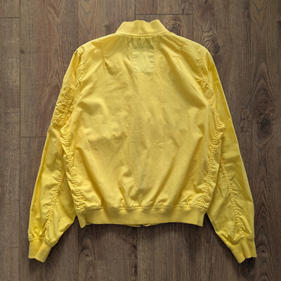 Alpha Industries MA-1 Yellow Light Men's Bomber Jacket Size