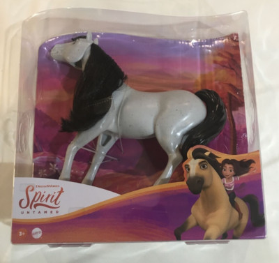 2020 Spirit Untamed Herd GREY Horse with Black Mane TOY Figure NEW RARE BOXED