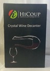 HiCoup Crystal Wine Decanter