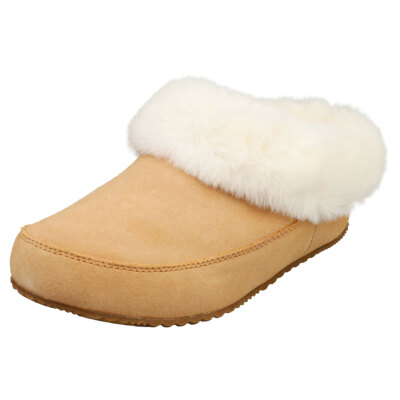 SOREL Go-coffee Run Womens Slippers Shoes in Tawny Buff UK