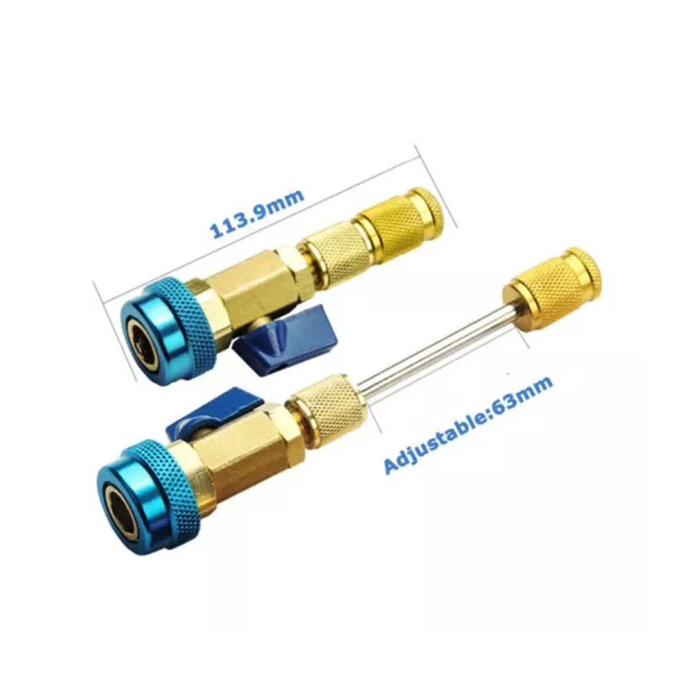 R134a Quick Valve Core Remover Installer Tool Air Conditioner High Low Pressure - Image 4 of 4