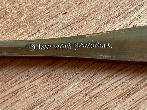 Cocktail Seafood Fork Tropic Garden Imperial Stainless 5-3/4" Lot Of 8 Flatware - Picture 10 of 24