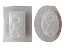 AWARENESS RIBBONS SET OF 2  SOAP MOLDS 4665 Moldcreations