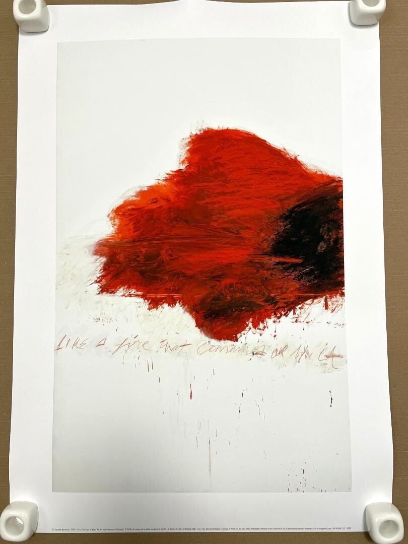 CY TWOMBLY FOUNDATION LARGE ART PRINT POSTER「Fifty Days at ILIAM