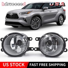 For Toyota Highlander 2020-2023 Bumper Fog Light Driving Lamp Driver & Passenger