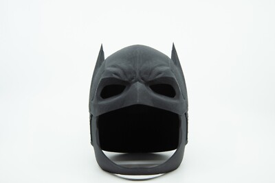 Batman Maske 3D gedruckt - Erwachsenengröße 22 cm (Ohrbreite rechts bis links)