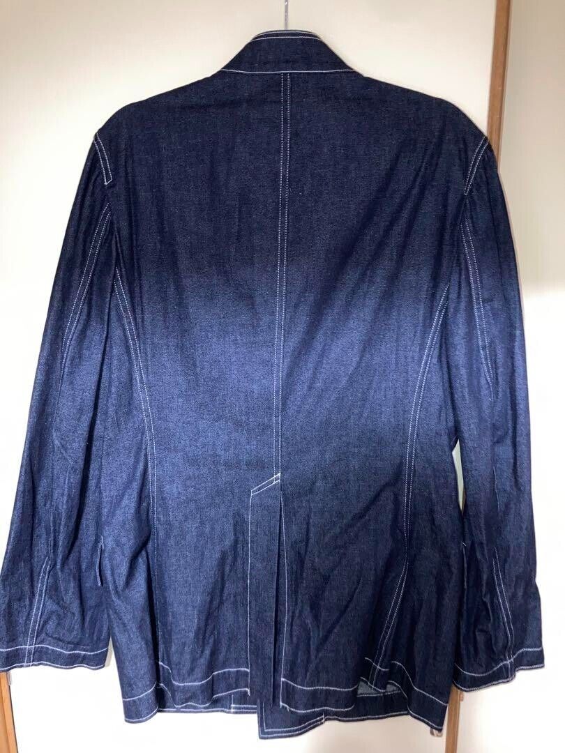 Yohji Yamamoto 8oz Denim Military Jacket Men's 3 ship from Yohji Yamamoto 8oz Denim Military Jacket Men's 3 ship from