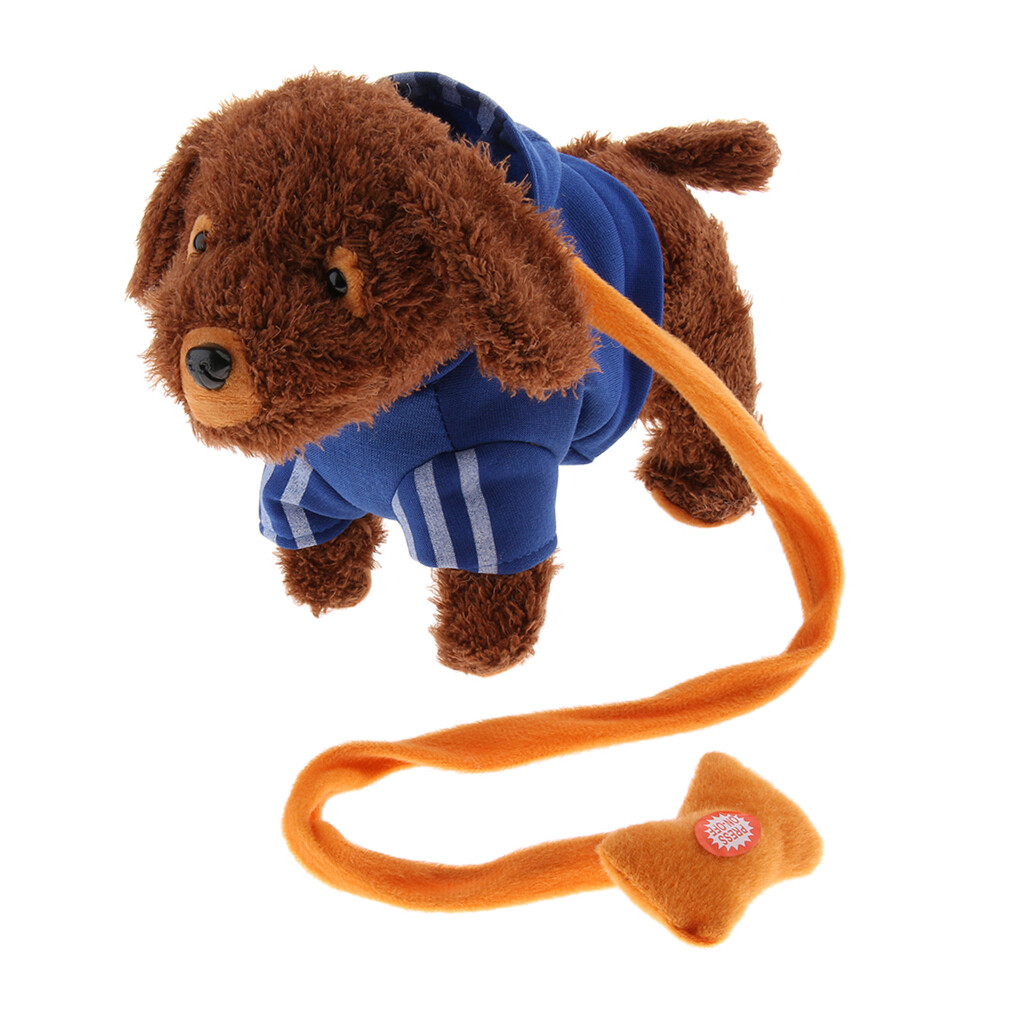 Walking Barking Dog Baby Soft Plush Toy Electronic Pet Leash Remote