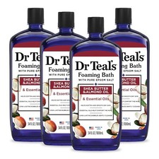 Dr Teal's Foaming Bath with Pure Epsom Salt, Shea Butter  Almond, 34 fl oz...