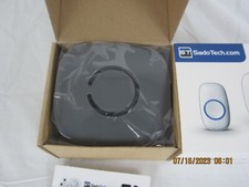 Sado Tech Wireless Doorbell Gray Battery Operated