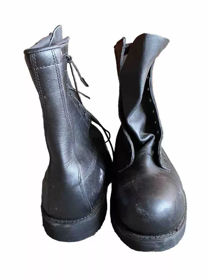 Addison Shoe Company Black Military Combat Boots Men's Size 14 XW
