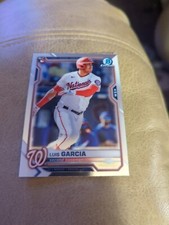 2021 Bowman Chrome Luis Garcia Rookie Washington Nationals #74