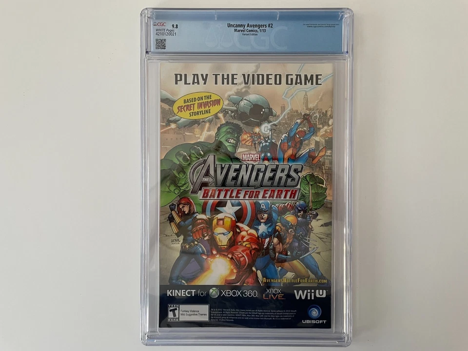 Uncanny Avengers Vol. 1 Number 2 (CGC 9.8 1:100 Milo Manara Cover Variant) 2012 - Image 2 of 4