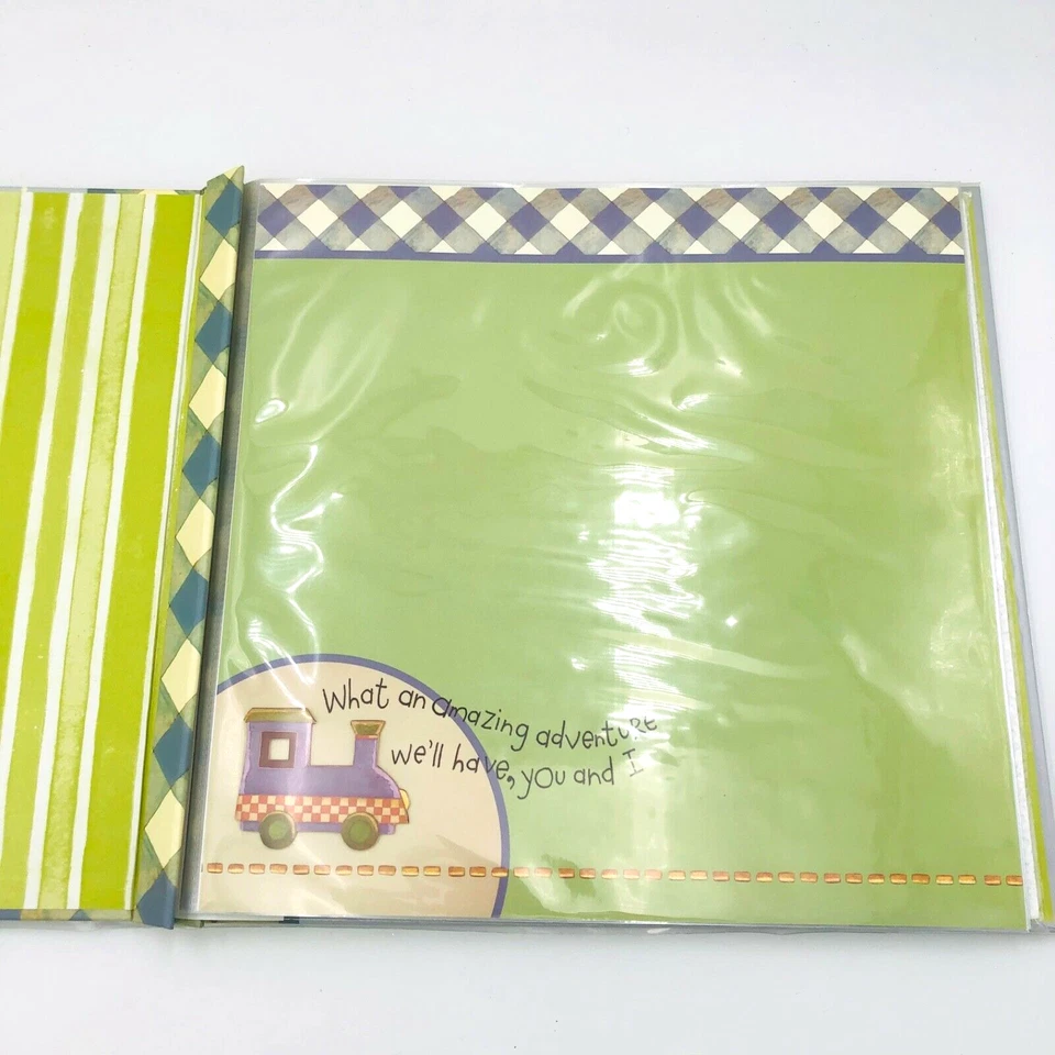 Marcas de C.R. Gibson Boy Scrapbook 12x12 Prediseñado 14 Páginas Nuevo Foto 3 de 4