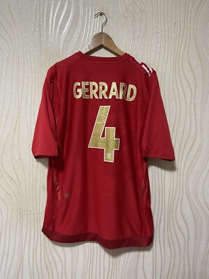 ENGLAND 2006 2007 2008 AWAY SHIRT JERSEY UMBRO sz XL #4 GERRARD | eBay