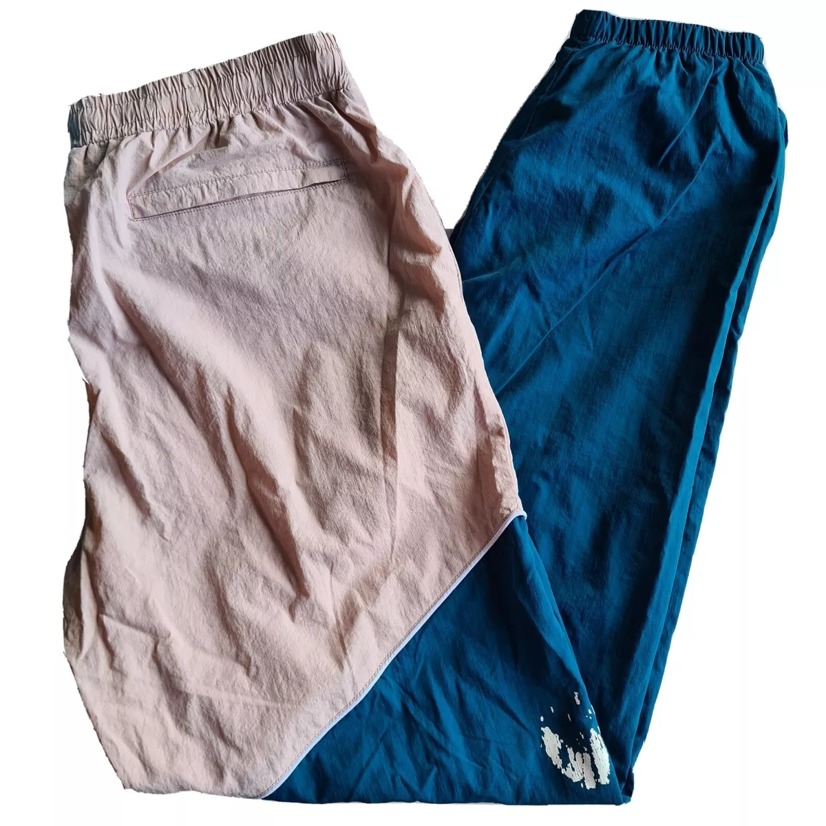 Kappa Mens Shell Suit Track Pants Casual Size L Pink Green eBay