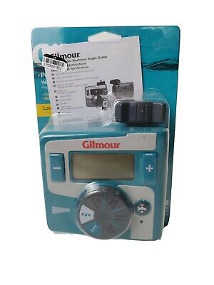 New Gilmour Single Outlet Electronic Water Timer New In Package